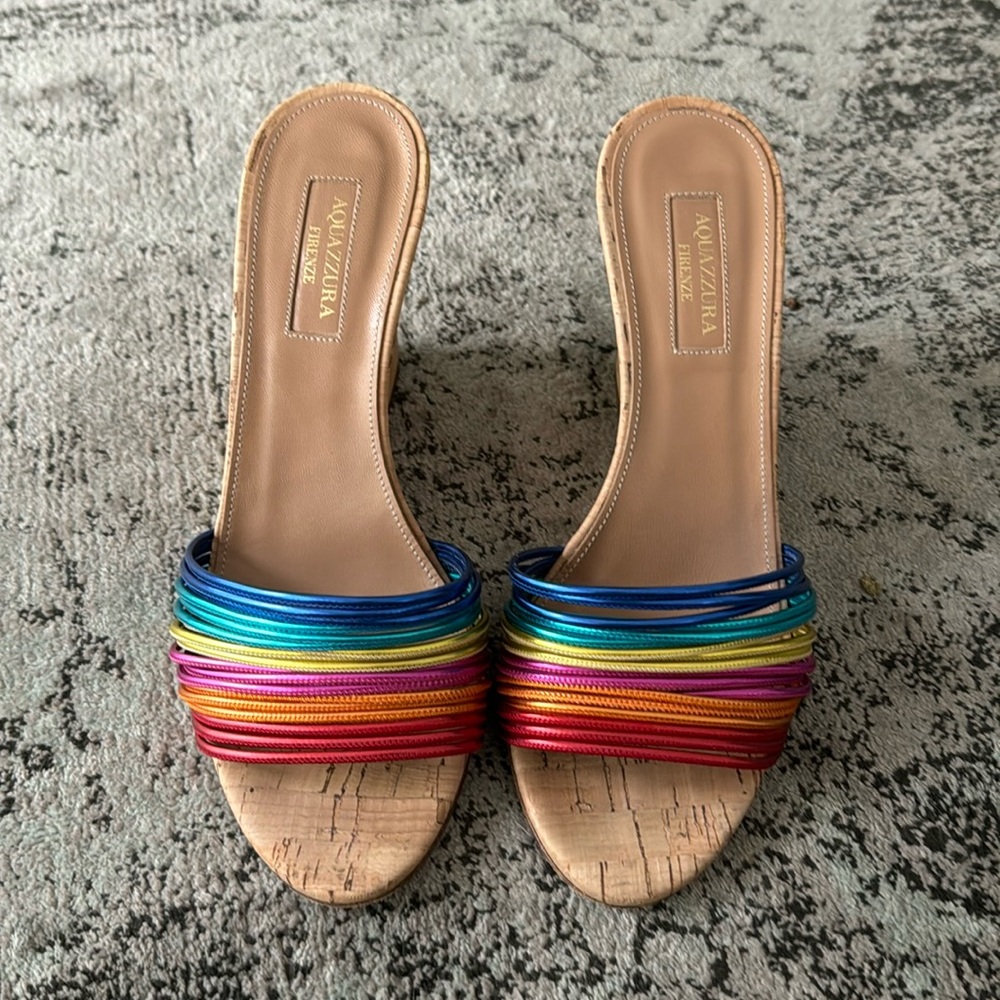 Aquazurra Wedge sandals